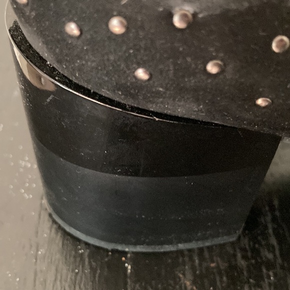 Camper Twins Black Ankle Boots Metallic Stud Detail - Picture 9 of 13